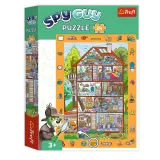  Puzzle obserwacyjne 24 elementy spy guy w domu +3 Trefl