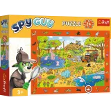  Puzzle obserwacyjne 24 elementy spy guy safari +3 Trefl