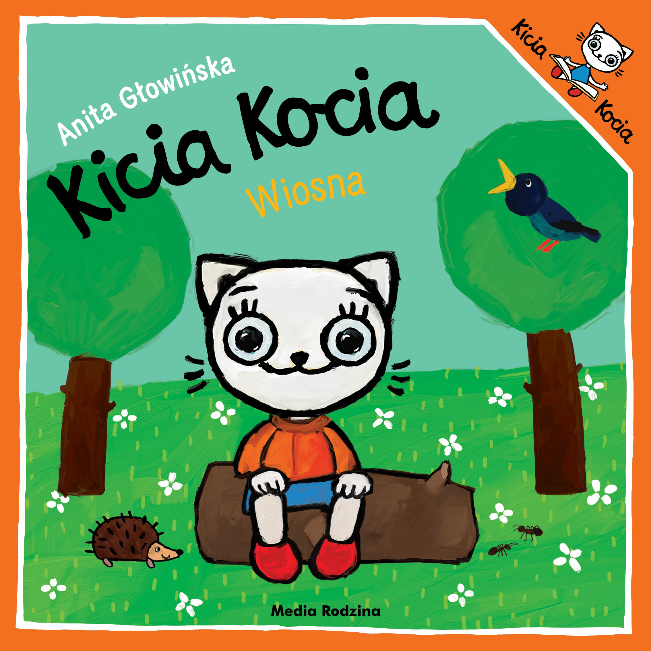 Książka Wiosna! Kicia Kocia 19x19cm/24str Media Rodzina