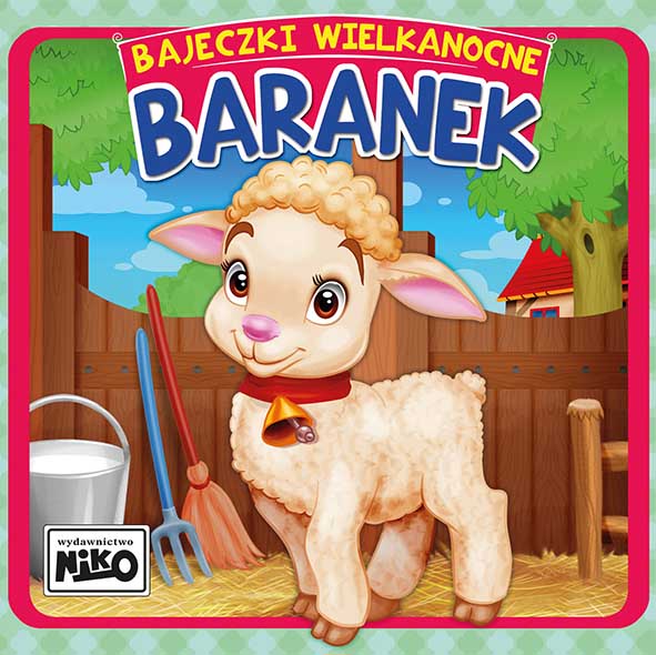 Bajeczki wielkanocne baranek 15x15cm/10str Niko