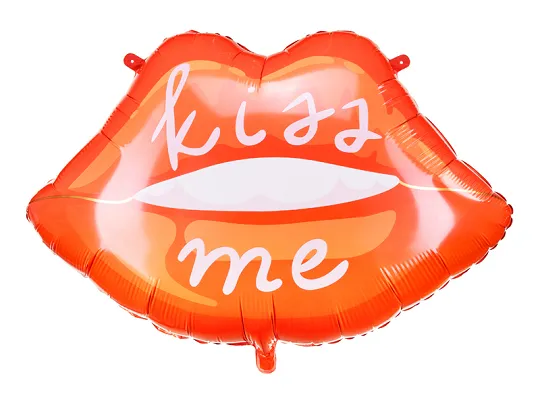 Balon foliowy usta 86x65cm Partydeco