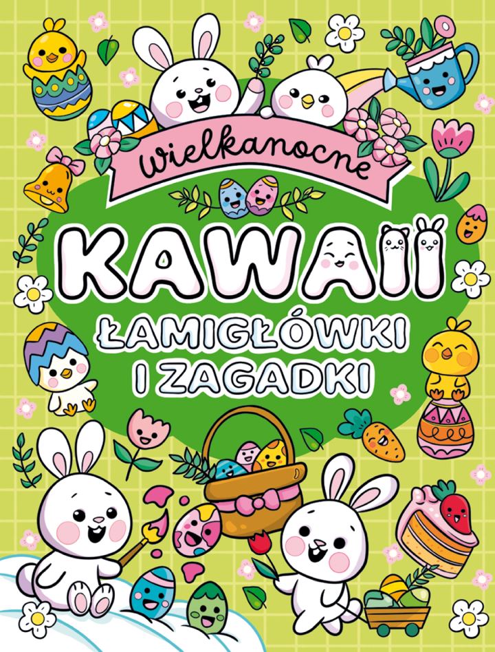 Łamigłówki i zagadki wielkanocne kawaii A4/32str Ibis