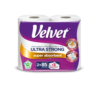 Ręcznik papierowy 3W Ultra Strong 2szt. Velvet 