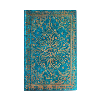 Kalendarz terminarz książkowy tygodniowy A5 2024/2025 Azure Paperblanks