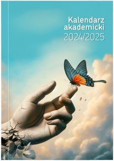 Kalendarz książkowy akademicki tygodniowy z notesem A5 2024/2025 PCV Wokół Nas