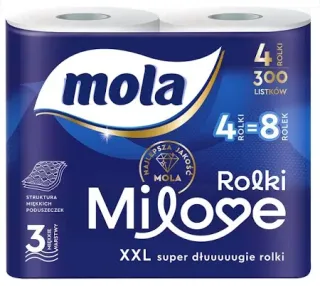 Ręcznik papierowy 3W 4szt Milove Mola