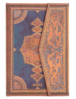 Kalendarz terminarz książkowy tygodniowy A6 2025 Safavid Indigo Paperblanks