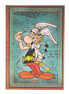 Kalendarz terminarz książkowy tygodniowy B6 2025 Asterix Paperblanks