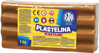 Plastelina 1kg terakota Astra