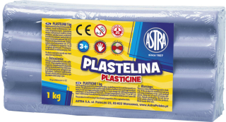 Plastelina 1kg błękitna Astra