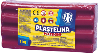 Plastelina 1kg purpurowa Astra