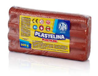 Plastelina 500g metaliczna miedziana Astra