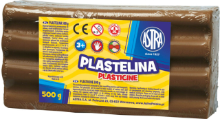 Plastelina 500g brązowa Astra