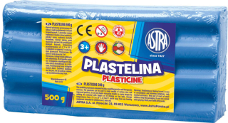 Plastelina 500g niebieska Astra