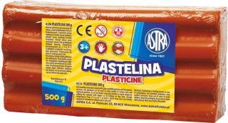 Plastelina 500g czerwona Astra