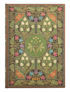 Kalendarz terminarz książkowy tygodniowy B6 2025 Poetry in Bloom Paperblanks