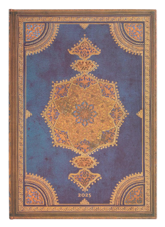 Kalendarz terminarz książkowy tygodniowy A4 2025 Safavid Indigo Paperblanks