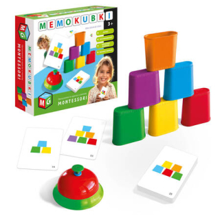 Gra edukacyjna memokubki Montessori +3 Multigra