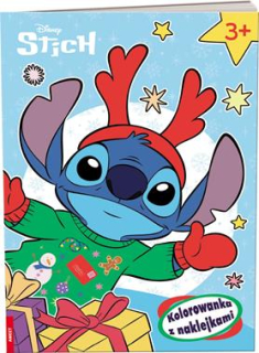 Kolorowanka z naklejkami Disney Stich A4/16str Ameet