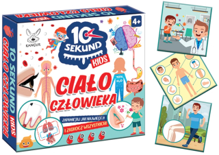 Gra edukacyjna 10 Sekund Kids Ciało Człowieka +4 Kangur