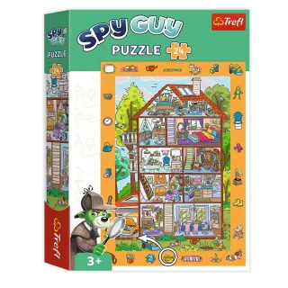  Puzzle obserwacyjne 24 elementy spy guy w domu +3 Trefl